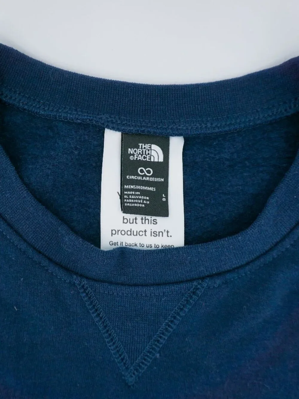 The North Face Heritage Pass Sweatshirt Pullover Navy Blue Men's Large